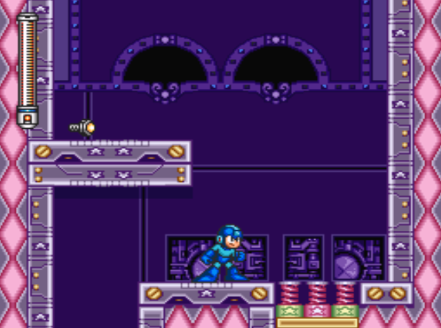Mega Man 7 screenshot - Spring Man